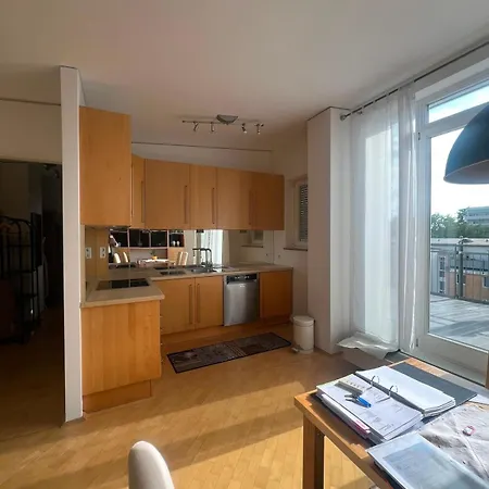 Rooftop Terrace In Schwabing *